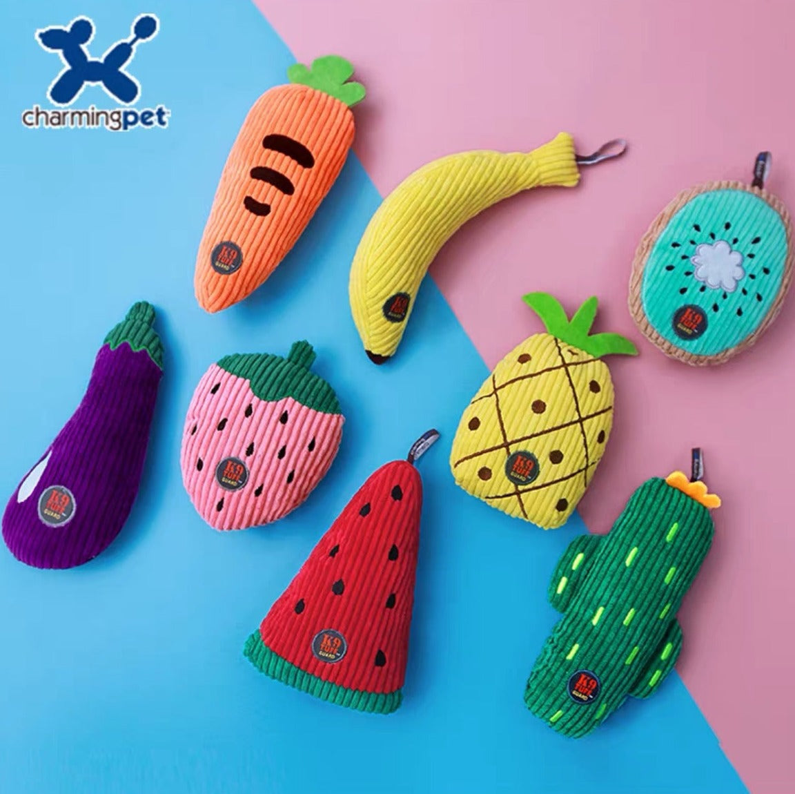 Charmingpet Fruit Shape | Dog Toys Dog Cute Teething Bite Rope Cotton –  WinnieTheBirds Toy Shop