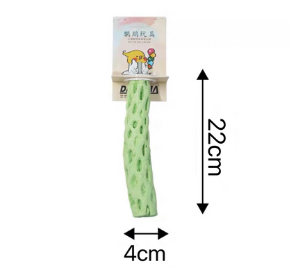 16-22cm Mineral Claw Grinding Bar Perch Stickers Stand Purple Blue Green - Stick for Medium Small Bird