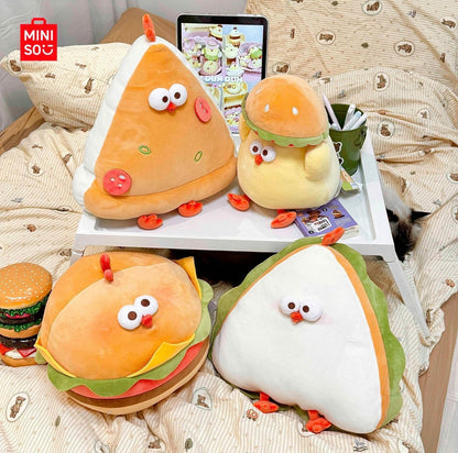 Lovely Chicken Fat Dundun Foods Plush Doll | Hamburger Chick - Children Gift Animal Plush Doll