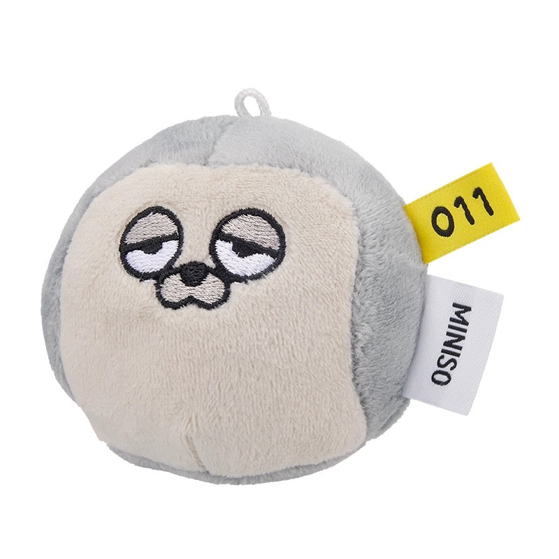 Lovely Seal Sealook Big Head Keychain | 001 Blue 002 Yellow 011 Grey - Children Gift Animal Plush Doll