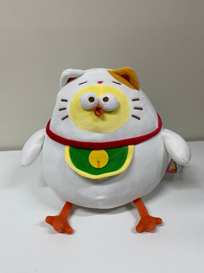 Miniso Lovely Chicken Fat Dundun Plush Doll | Lucky Cat Maneki Neko Chick - Children Gift Animal Plush Doll