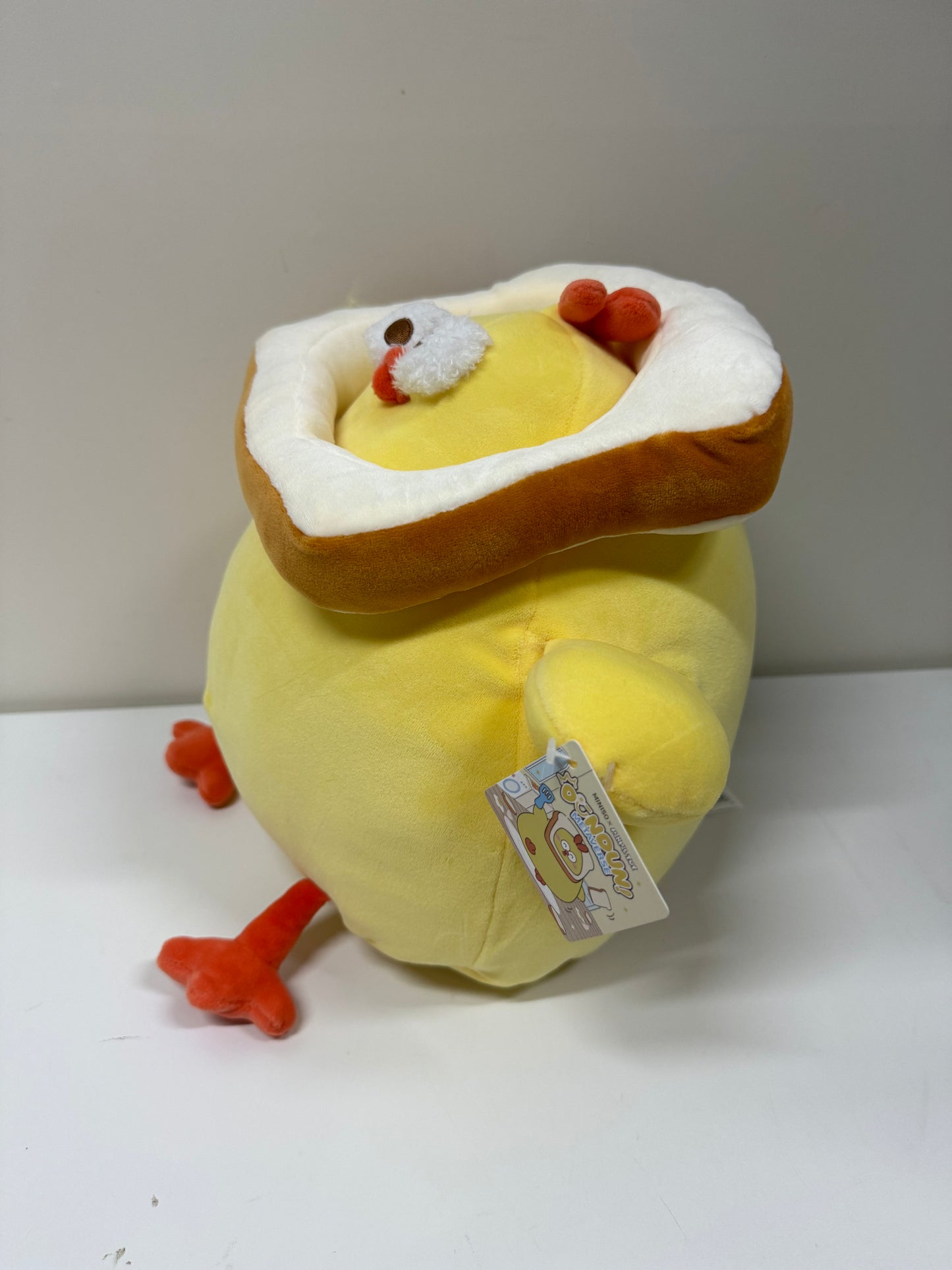 Lovely Chicken Fat Dundun Plush Doll | Chick with Bread - Children Gift Animal Plush Doll