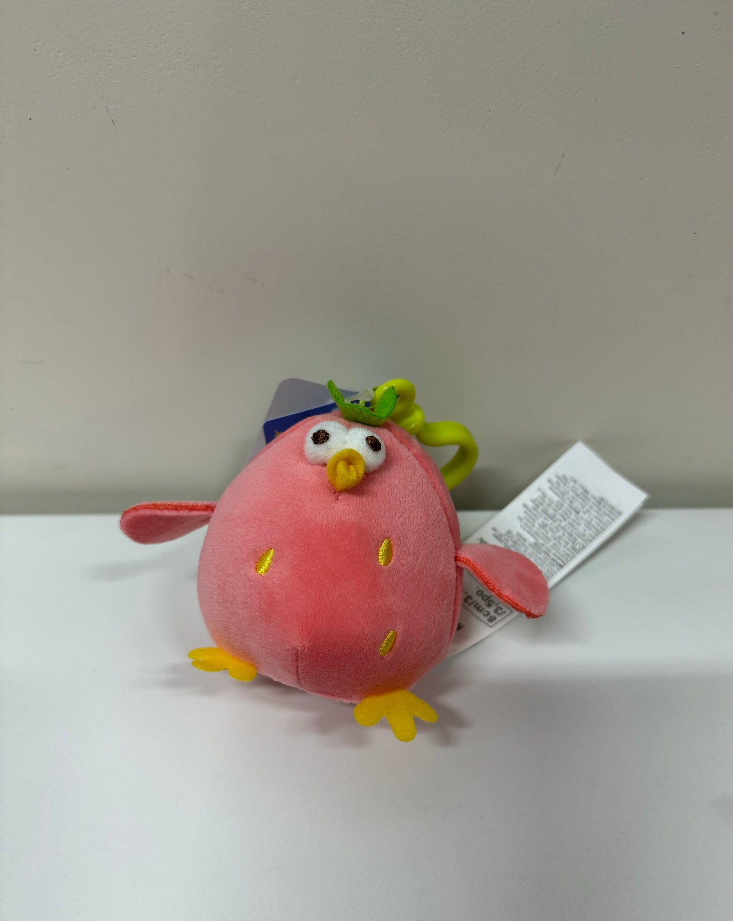 Lovely Chicken Fat Dundun Plush Doll Keychain | Pink Strawberry Chick  - Children Gift Animal Mini Plush Doll