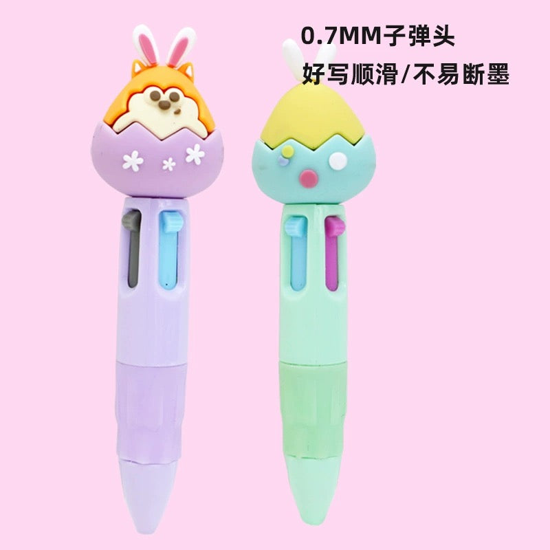 Lovely Chicken Fat Dundun Mini Pen | Mushroom Rabbit Fox  - Children Gift Animal Stationery