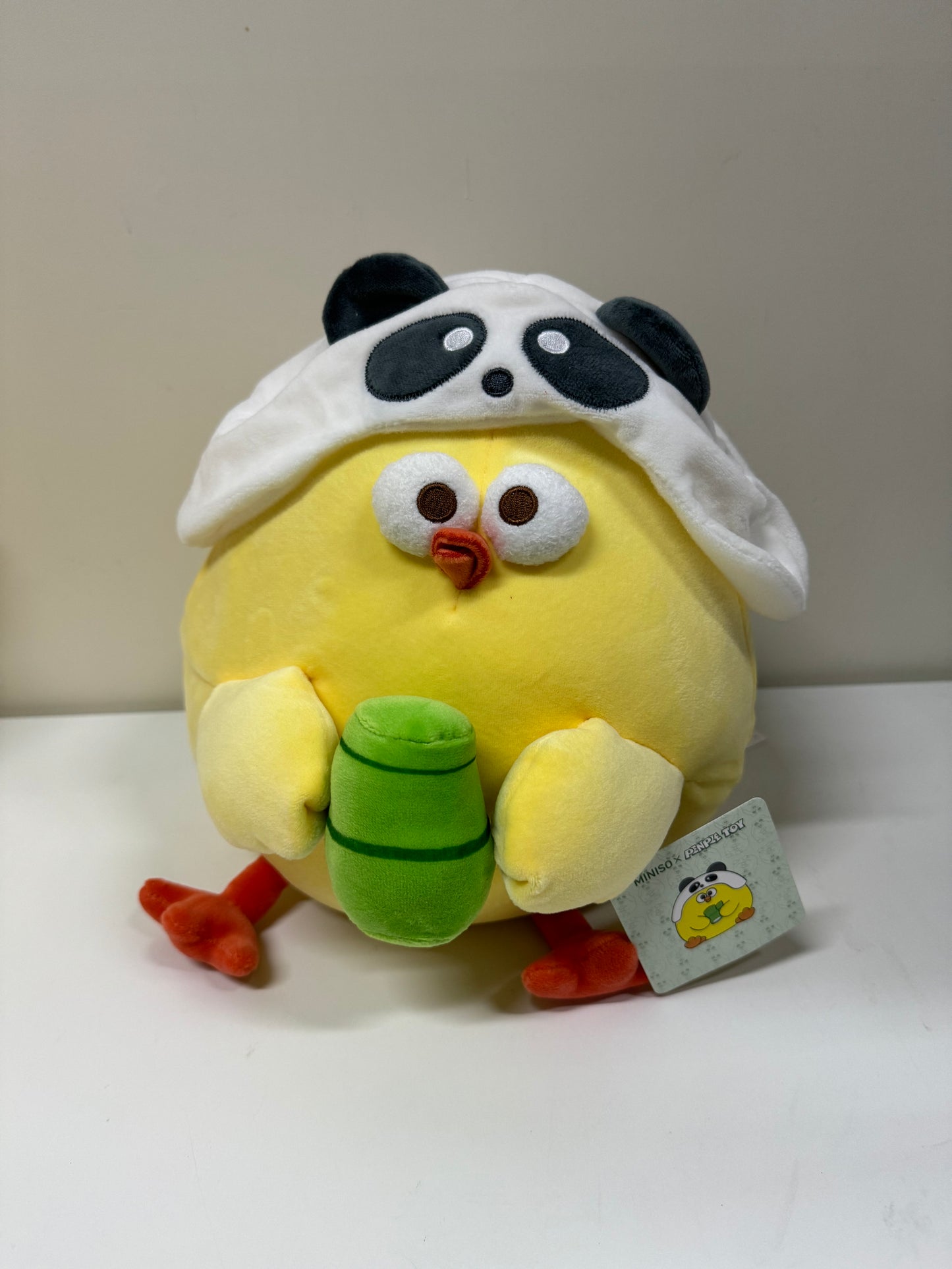 Lovely Chicken Fat Dundun Plush Doll | Panda with Bamboo Chick - Children Gift Animal Plush Doll