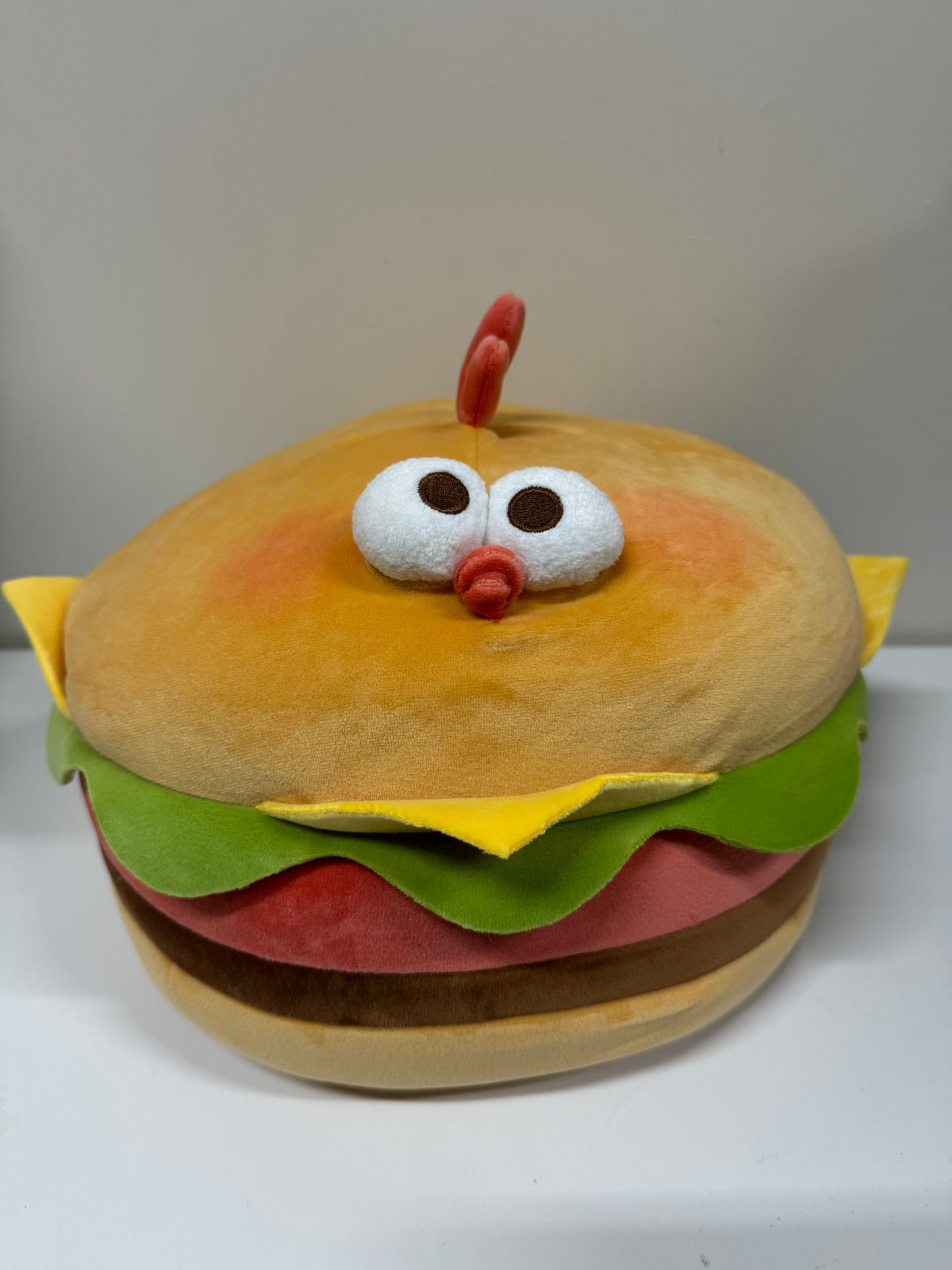 Lovely Chicken Fat Dundun Foods Plush Doll | Hamburger Chick - Children Gift Animal Plush Doll