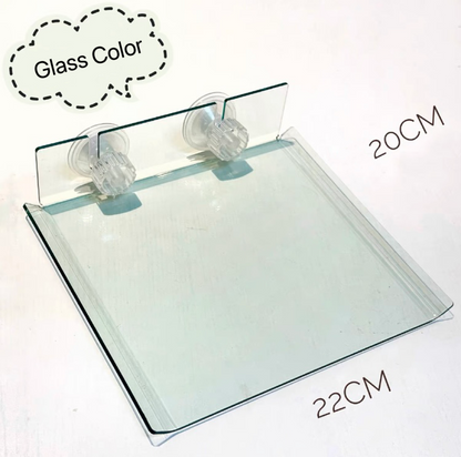 22x20cm New Design Acrylic Pupu Catcher for Parrot Window Playground