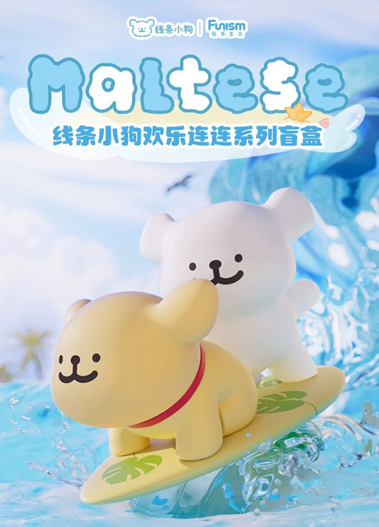 Funism Maltese Puppy | Happy Together Ver - Lovely Collectable Toys Mystery Blind Box