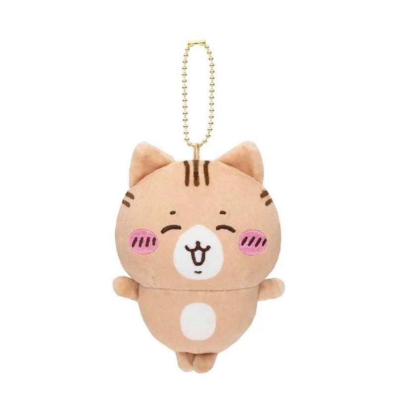 Japan ChiiKawa Halloween | Hachiware with Neko Cat Kitten - Mini Plush Doll Keychain