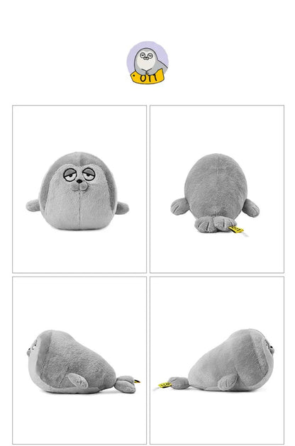 Lovely Seal Sealook Plush Doll | 001 Blue 002 Yellow 011 Grey 031 White - Children Gift Animal Plush Doll