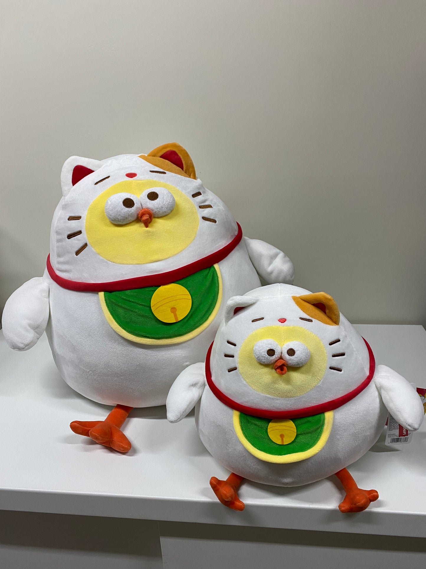 Miniso Lovely Chicken Fat Dundun Plush Doll | Giant Lucky Cat Maneki Neko Chick  - Children Gift Animal Plush Doll