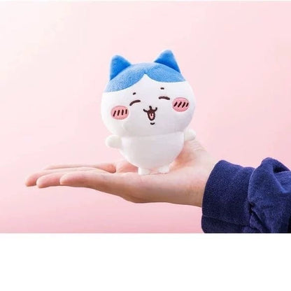 Japan ChiiKawa Halloween | Hachiware with Neko Cat Kitten - Mini Plush Doll Keychain