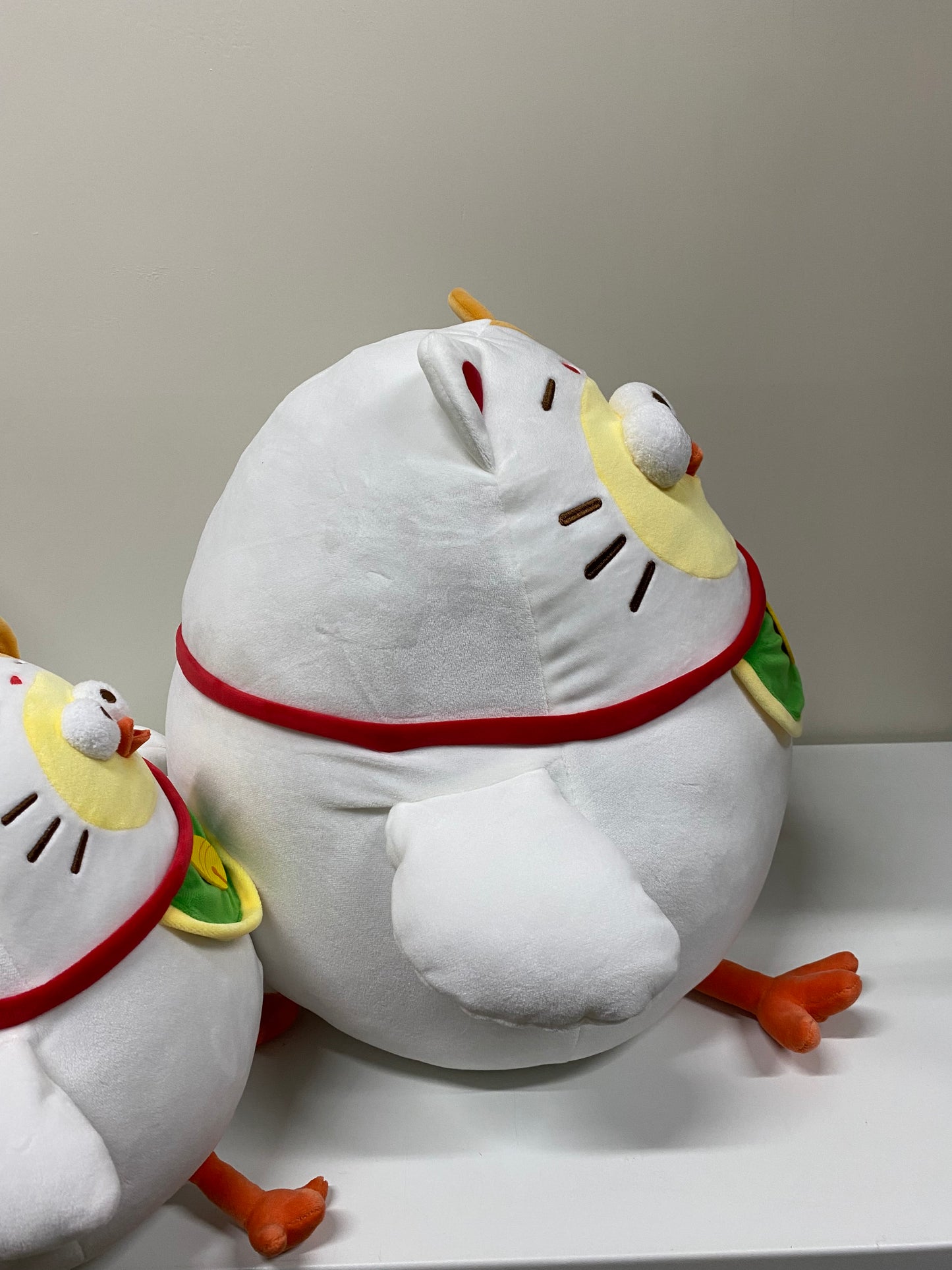 Lovely Chicken Fat Dundun Plush Doll | Giant Lucky Cat Maneki Neko Chick  - Children Gift Animal Plush Doll