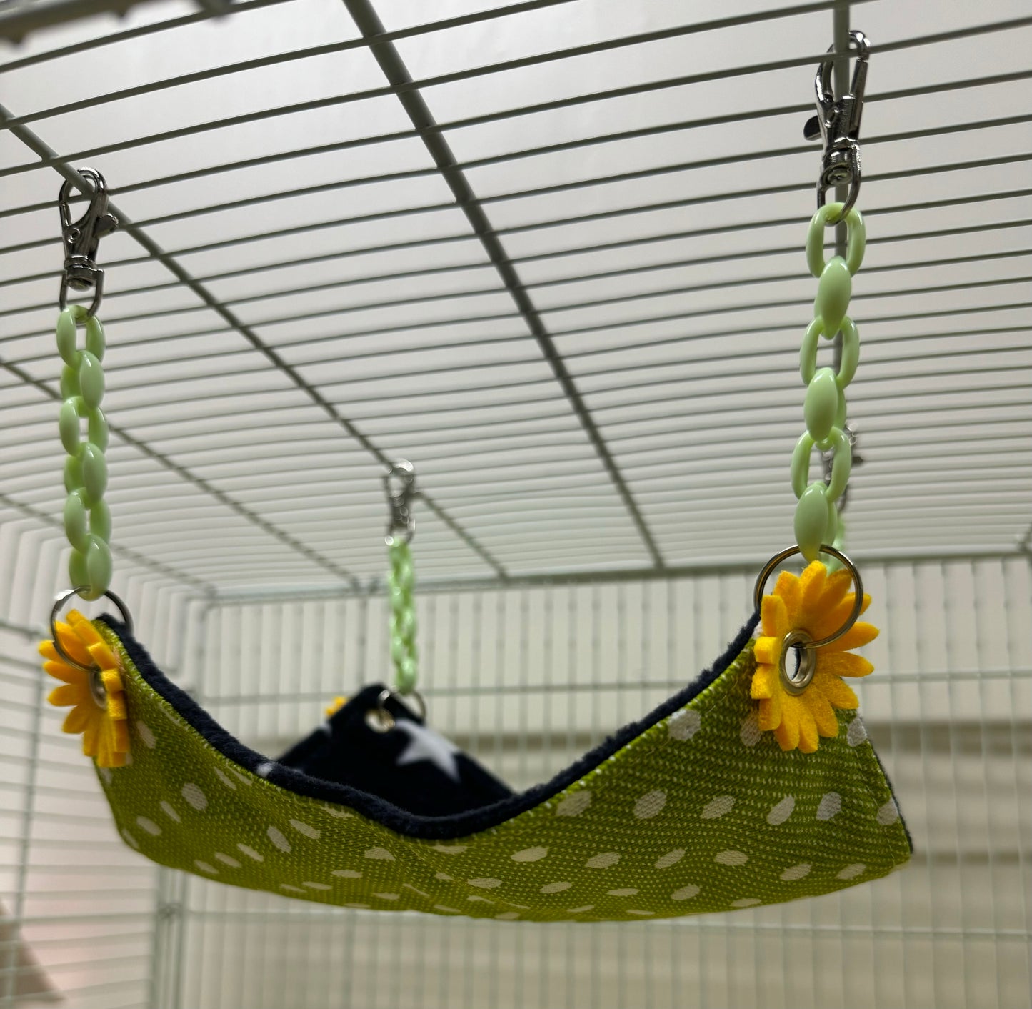 20x20cm Handmade Sunflower Hammock for Parrot Bird Toys Organic Bird Cages Accessories Lovebird Budgie Pacific Parrotlet Small Animals