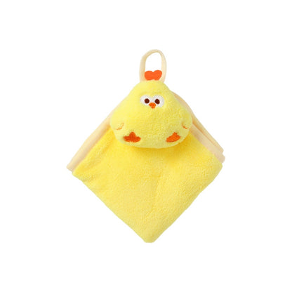 Lovely Chicken Fat Dundun Plush Hand Towel | DunDun & Chicken Leg Chick - Children Gift Animal Daily Sundries