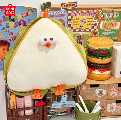 Lovely Chicken Fat Dundun Foods Plush Doll | Sandwich Chick - Children Gift Animal Plush Doll