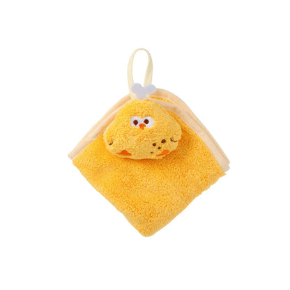 Lovely Chicken Fat Dundun Plush Hand Towel | DunDun & Chicken Leg Chick - Children Gift Animal Daily Sundries