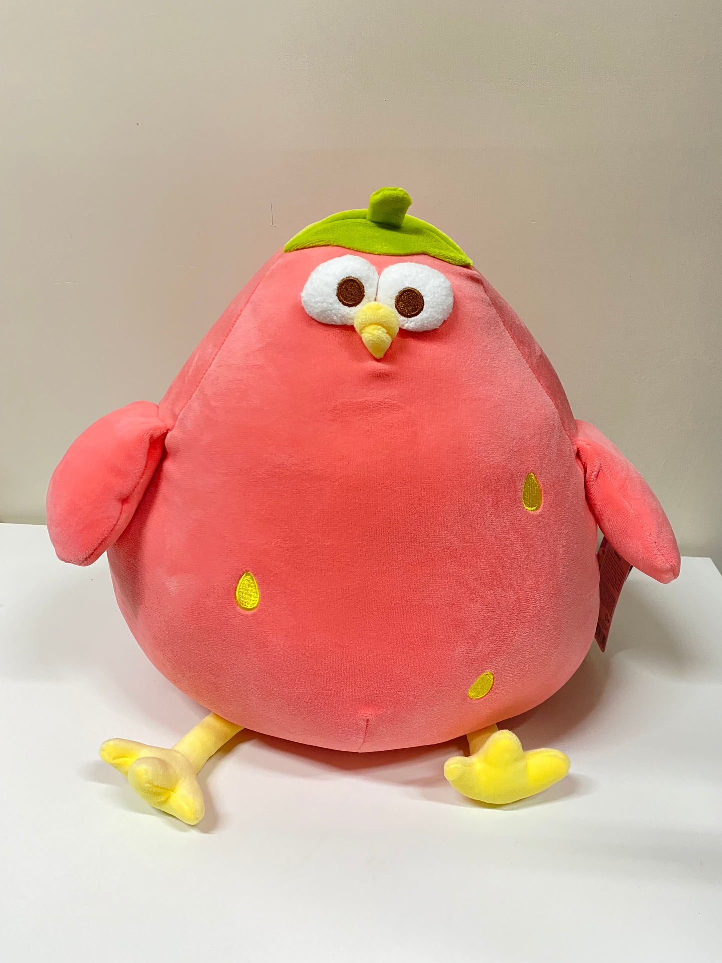 Miniso Lovely Chicken Fat Dundun Plush Doll | Pink Strawberry Chick - Children Gift Animal Plush Doll