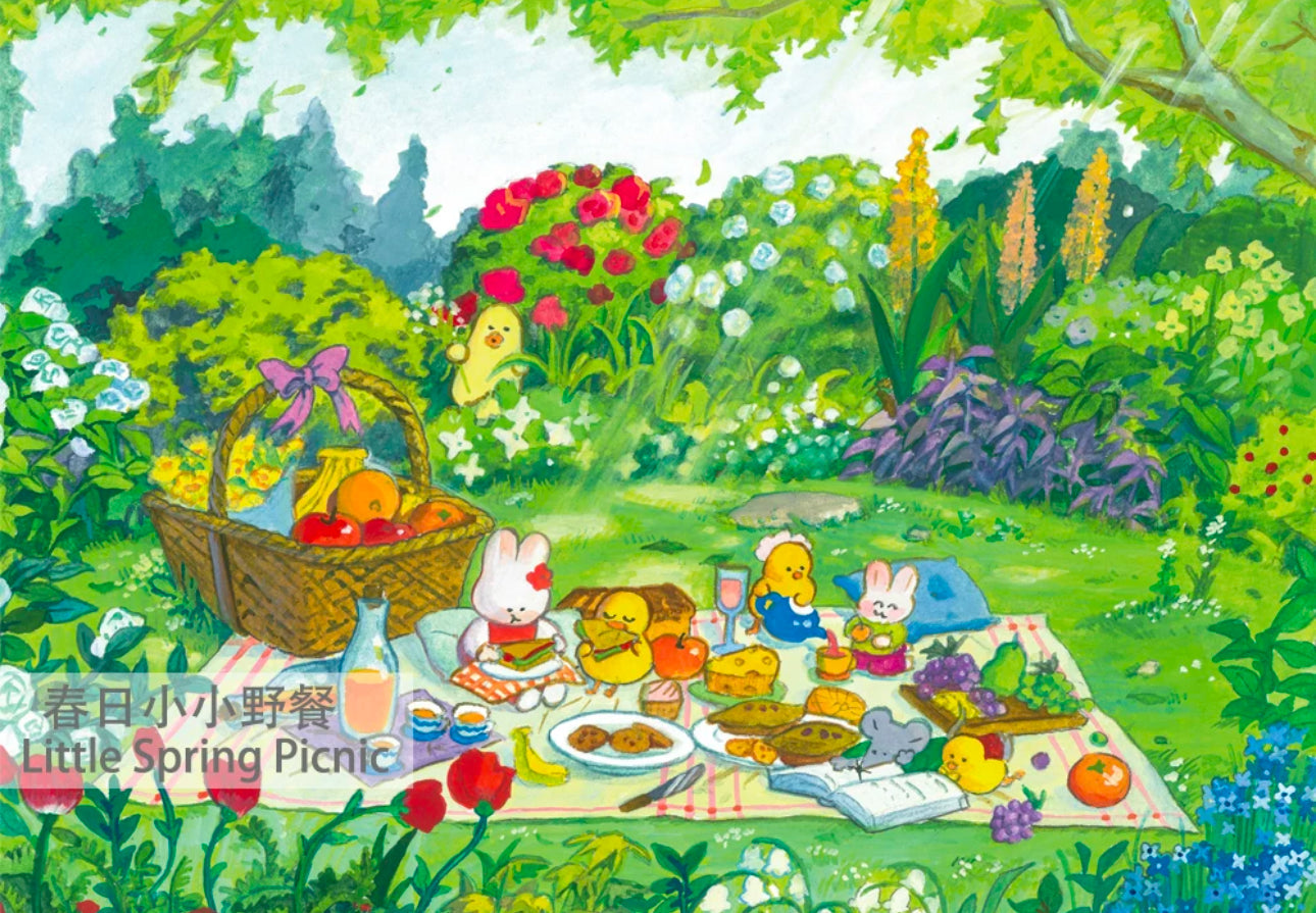 SOULPUZZ 1000 Pieces Puzzle | Corner Secret Realm - Miniature Garden Drawing Difficulty Decompression Couples Trendy Gifts Home Decoration