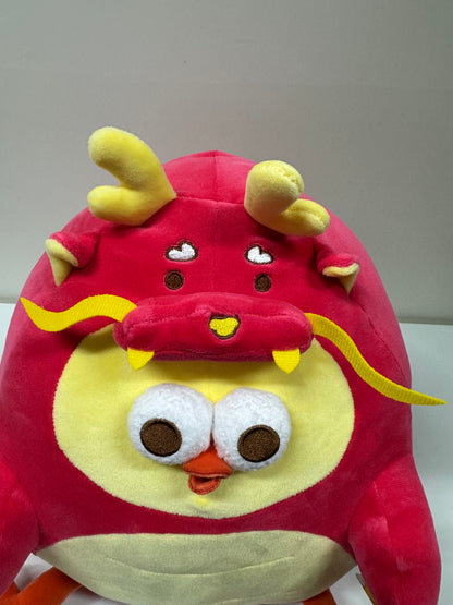 Lovely Chicken Fat Dundun Plush Doll | Giant Red Dragon Chick - Children Gift Animal Plush Doll