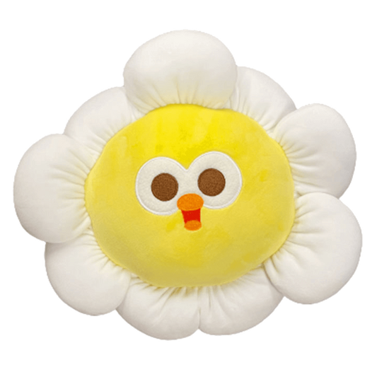 [Pre Order] Lovely Chicken Fat Dundun Plush Doll | Dasiy Flower Cushion Chick - Children Gift Animal Plush Doll