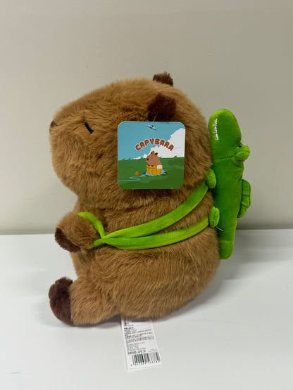 Lovely Capybara Plush Doll | Capabara with Crocodile - Children Gift Animal Plush Doll