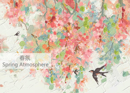 SOULPUZZ 1000 Pieces Puzzle | Spring Atmosphere - Flower with Birds Shining Puzzle Difficulty Decompression Couples Trendy Gifts Home Decoration