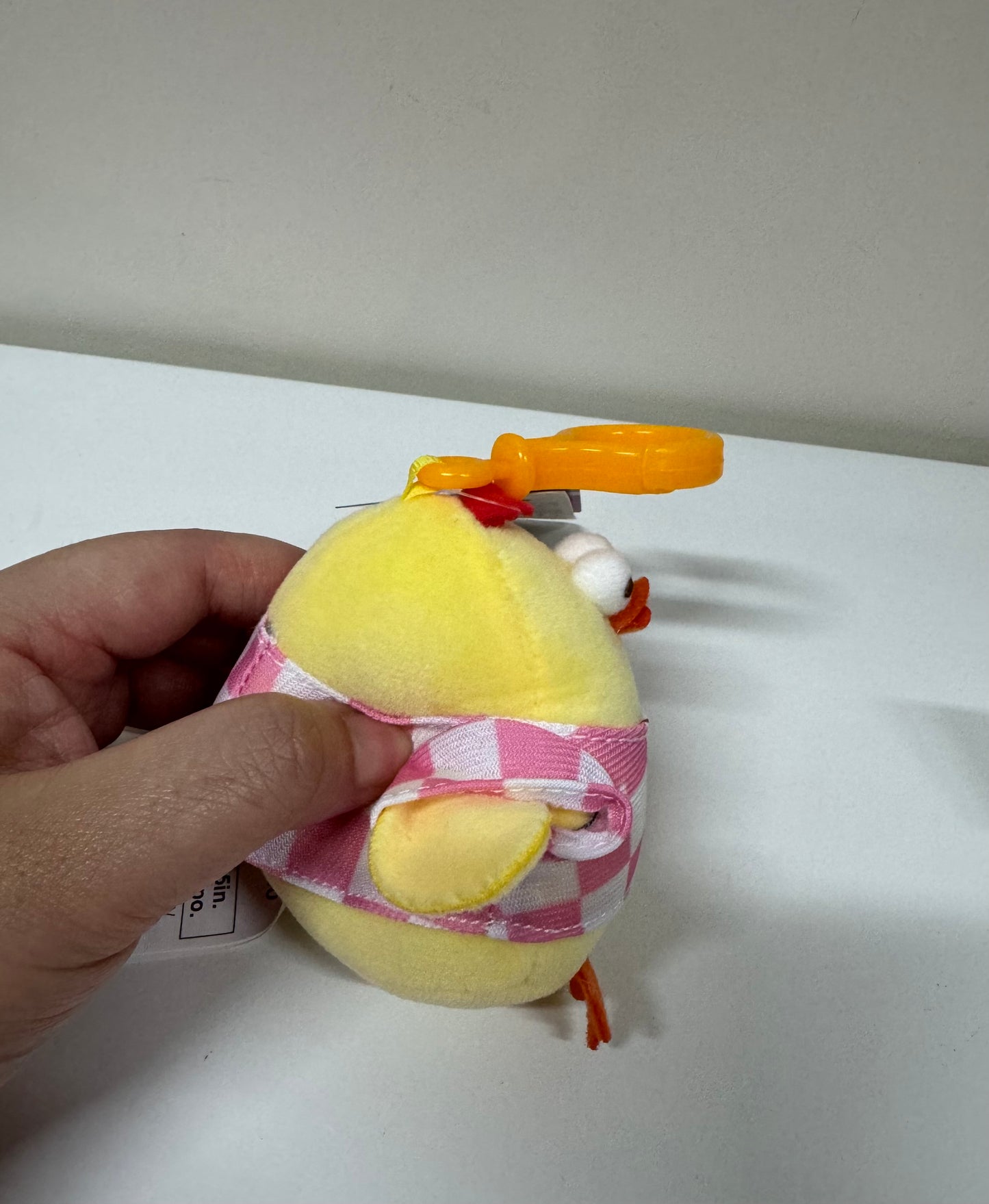 Lovely Chicken Fat Dundun Plush Doll Keychain | Pink Shirt Chick  - Children Gift Animal Mini Plush Doll