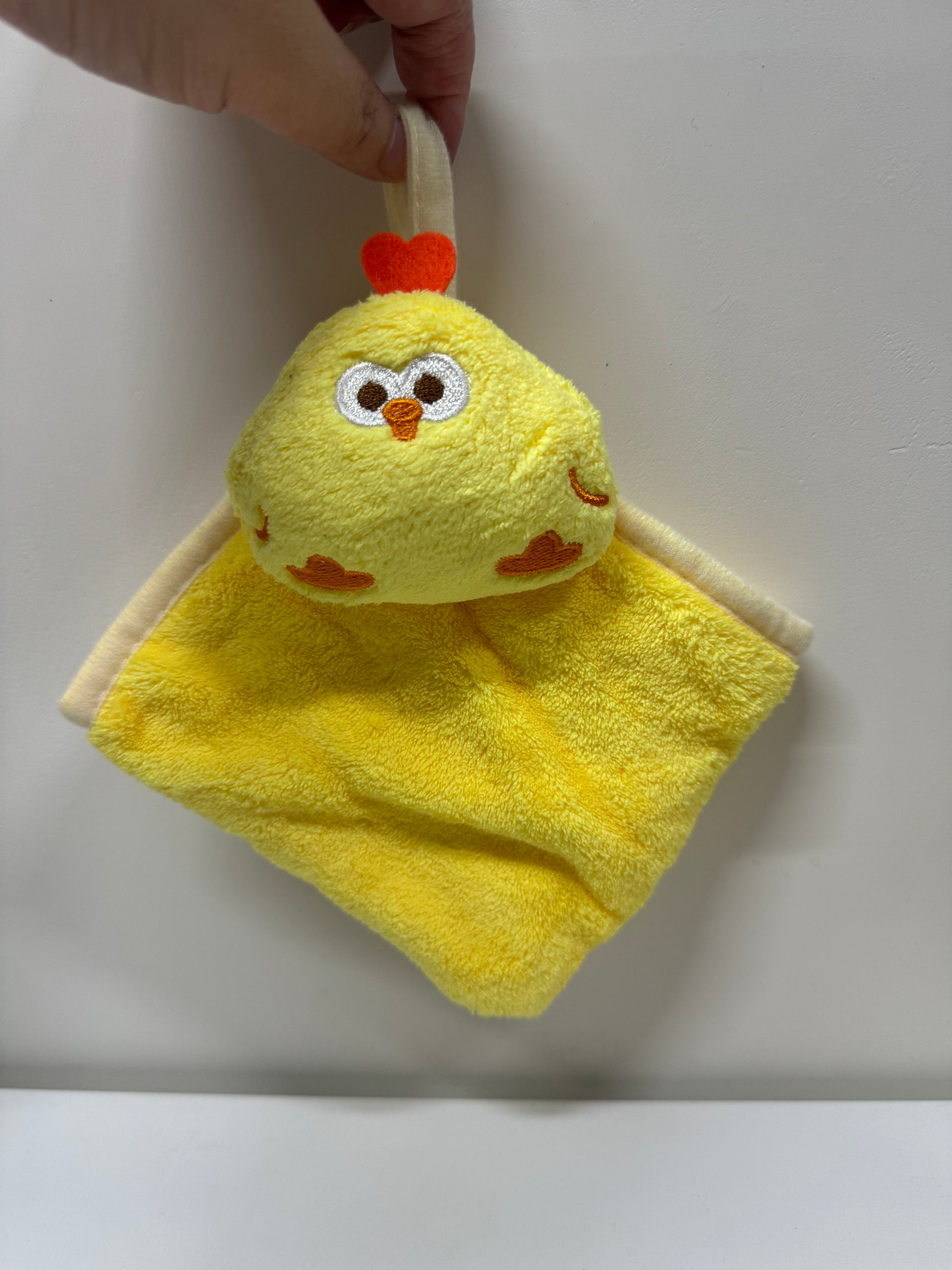 Lovely Chicken Fat Dundun Plush Hand Towel | DunDun & Chicken Leg Chick - Children Gift Animal Daily Sundries