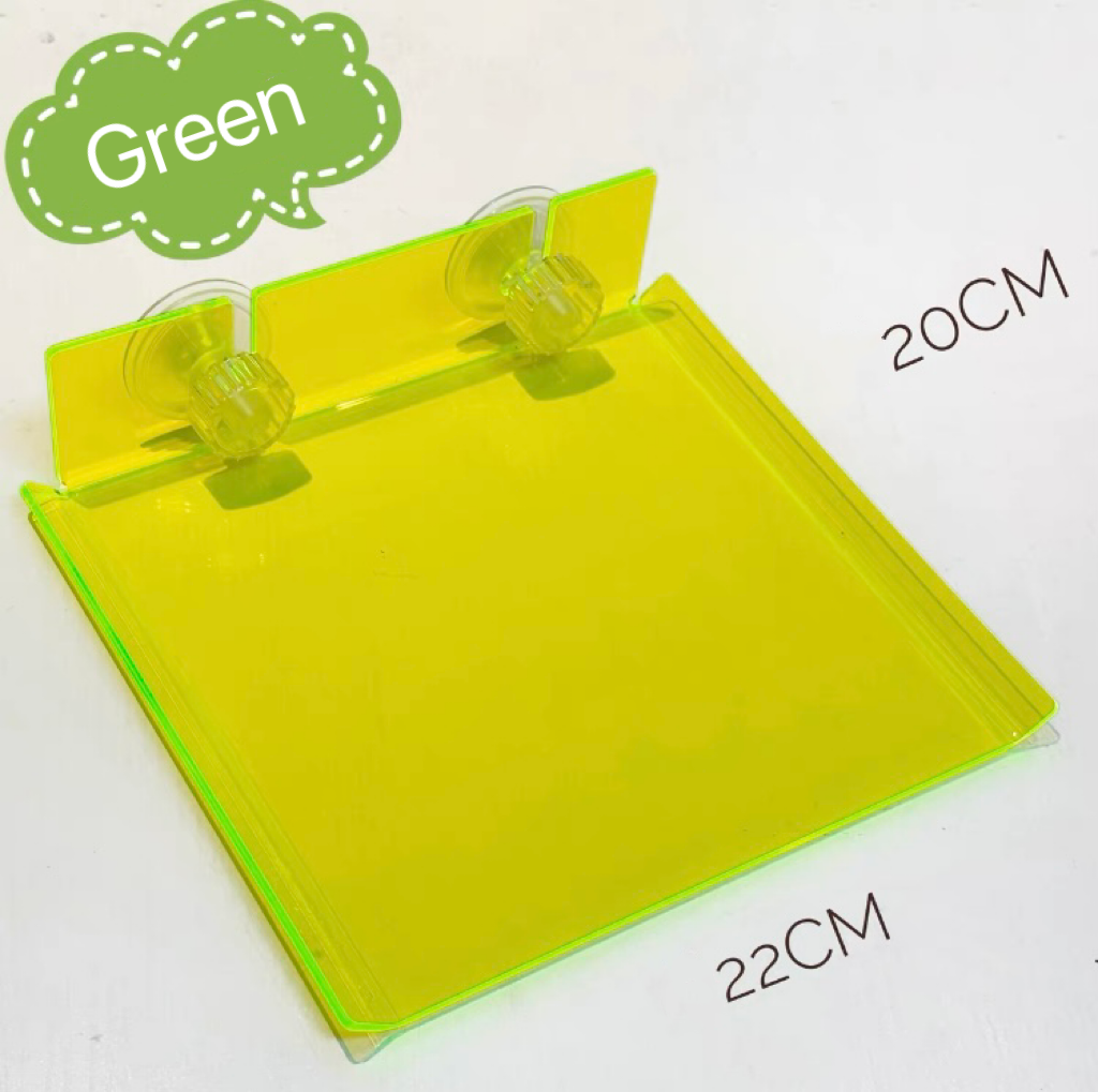 22x20cm New Design Acrylic Pupu Catcher for Parrot Window Playground