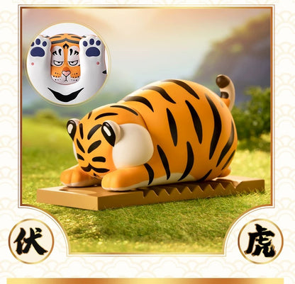 Funism Alexander The Fat Tiger | with Dragon Friend Chinese Theme Ver - Anime Collectable Toys Mystery Blind Box