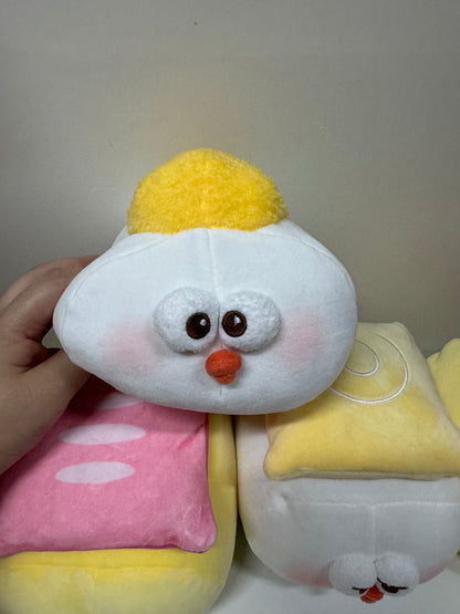 Lovely Chicken Fat Dundun Plush Doll | Sushi Chick Full Set of 4 - Children Gift Animal Plush Doll