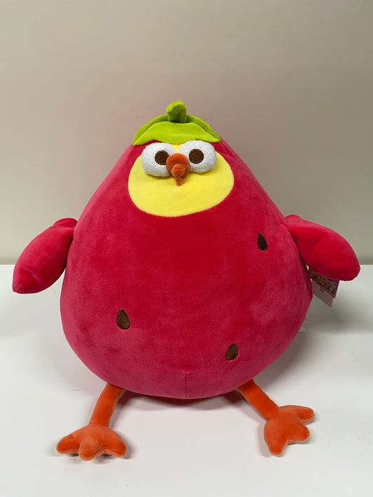 Miniso Lovely Chicken Fat Dundun Plush Doll | Cosplay Red Strawberry Chick - Children Gift Animal Plush Doll