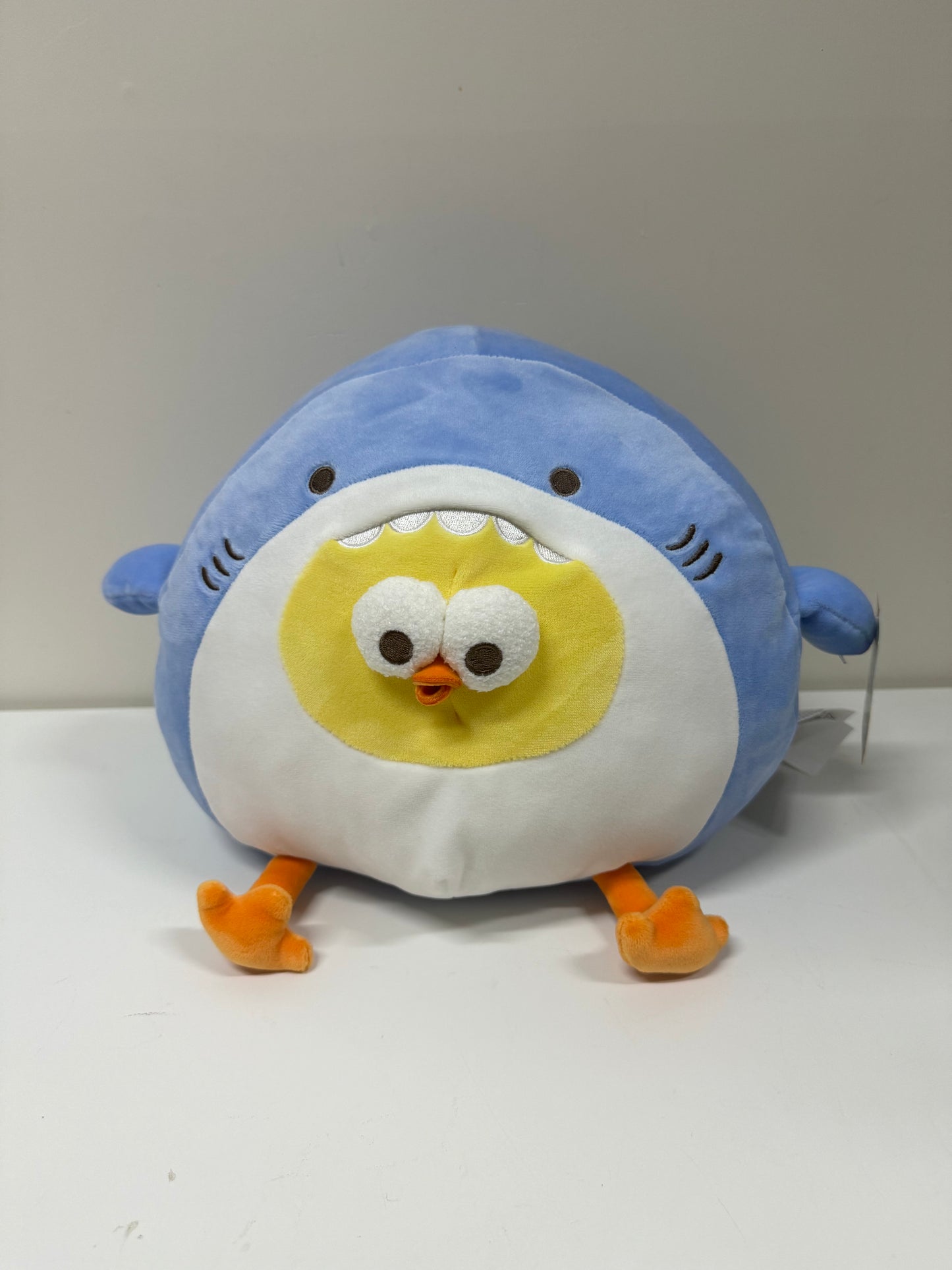 Lovely Chicken Fat Dundun Ocean Plush Doll | Blue Shark Chick- Children Gift Animal Plush Doll