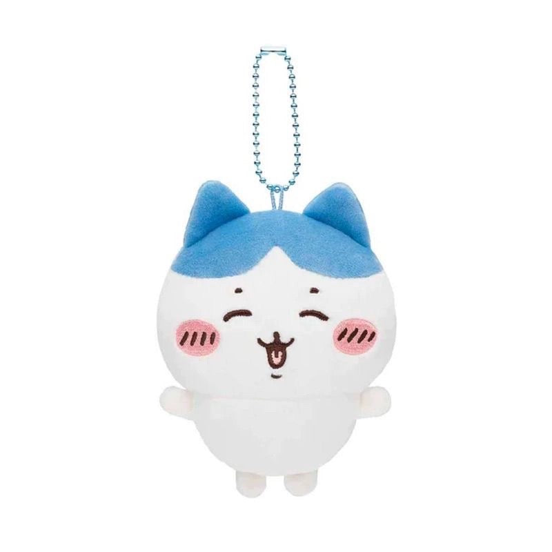 Japan ChiiKawa Halloween | Hachiware with Neko Cat Kitten - Mini Plush Doll Keychain