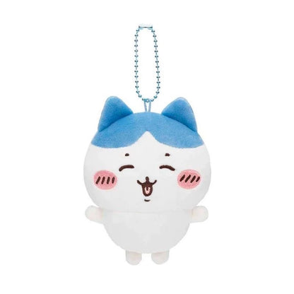 Japan ChiiKawa Halloween | Hachiware with Neko Cat Kitten - Mini Plush Doll Keychain