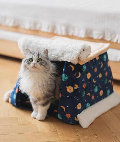 Little Blue Tent Cat Room | Cat House | Cat Bed | Cat Playground | Puppy Bed | Pet Furniture | Bunny Rabbit House