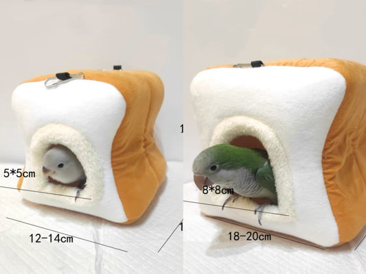 S L Size Bread Room Lovely Style Long for Small Medium Parrot - Autumn Winter Keep Warm Bed Room