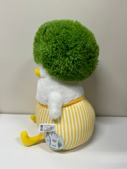 Lovely Chicken Plush Doll | 40cm tall Grass Green Hair Chick - Child Gift