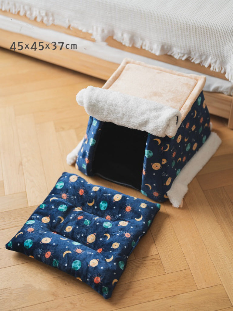 Little Blue Tent Cat Room | Cat House | Cat Bed | Cat Playground | Puppy Bed | Pet Furniture | Bunny Rabbit House