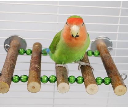 15x18cm Forest Style Natural Tree Branch Climbing Platform Parrot Bird Toys Organic Bird Cages Accessories Lovebird Budgie Pacific Parrotlet