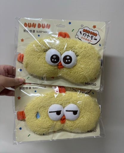 Lovely Chicken Fat Dundun Sleep Mask | Lovely Eyes & Funny Eyes - Girlfriend Gift Animal Plush Doll