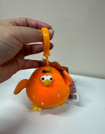 Lovely Chicken Fat Dundun Plush Doll Keychain | Orange Chick  - Children Gift Animal Mini Plush Doll