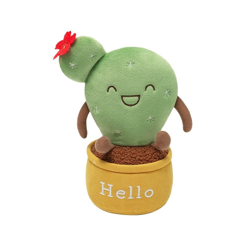 The Green Party Lovely Planets | Cactus Coconut Tree Money Tree - Plush Doll Children Gift Animal