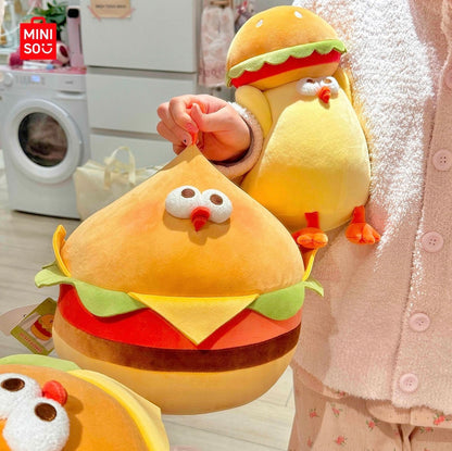 Lovely Chicken Fat Dundun Foods Plush Doll | Hamburger Chick - Children Gift Animal Plush Doll