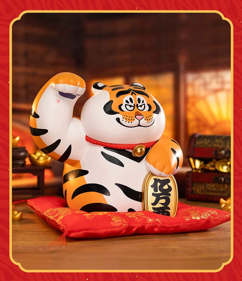 Funism Alexander The Fat Tiger | Lucky Maneki Tiger Figure - Toy Collection Collectable Toys