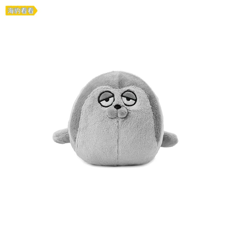 Lovely Seal Sealook Plush Doll | 001 Blue 002 Yellow 011 Grey 031 White - Children Gift Animal Plush Doll