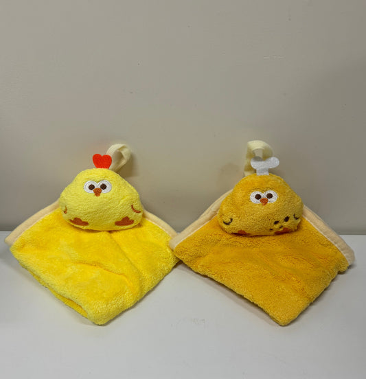 Lovely Chicken Fat Dundun Plush Hand Towel | DunDun & Chicken Leg Chick - Children Gift Animal Daily Sundries