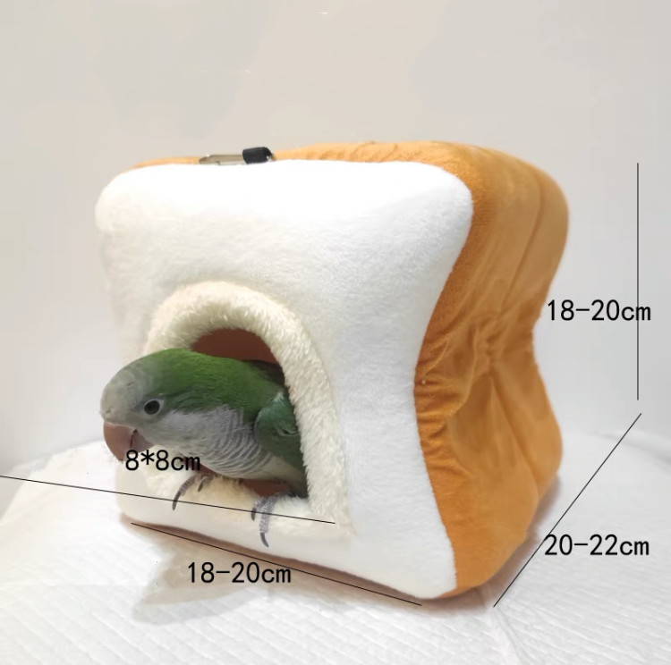 S L Size Bread Room Lovely Style Long for Small Medium Parrot - Autumn Winter Keep Warm Bed Room