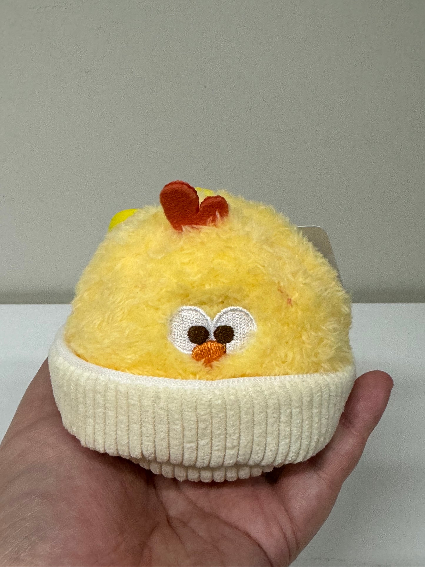 Lovely Chicken Fat Dundun Plush Doll Keychain | Egg Tart - Children Gift Animal